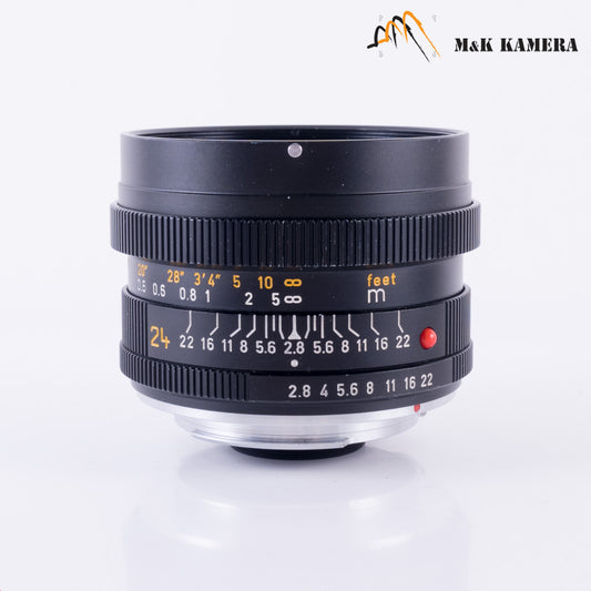 LEITZ Leica Elmarit-R 24mm/F2.8 Lens Yr.1984 Germany 11221 #87065