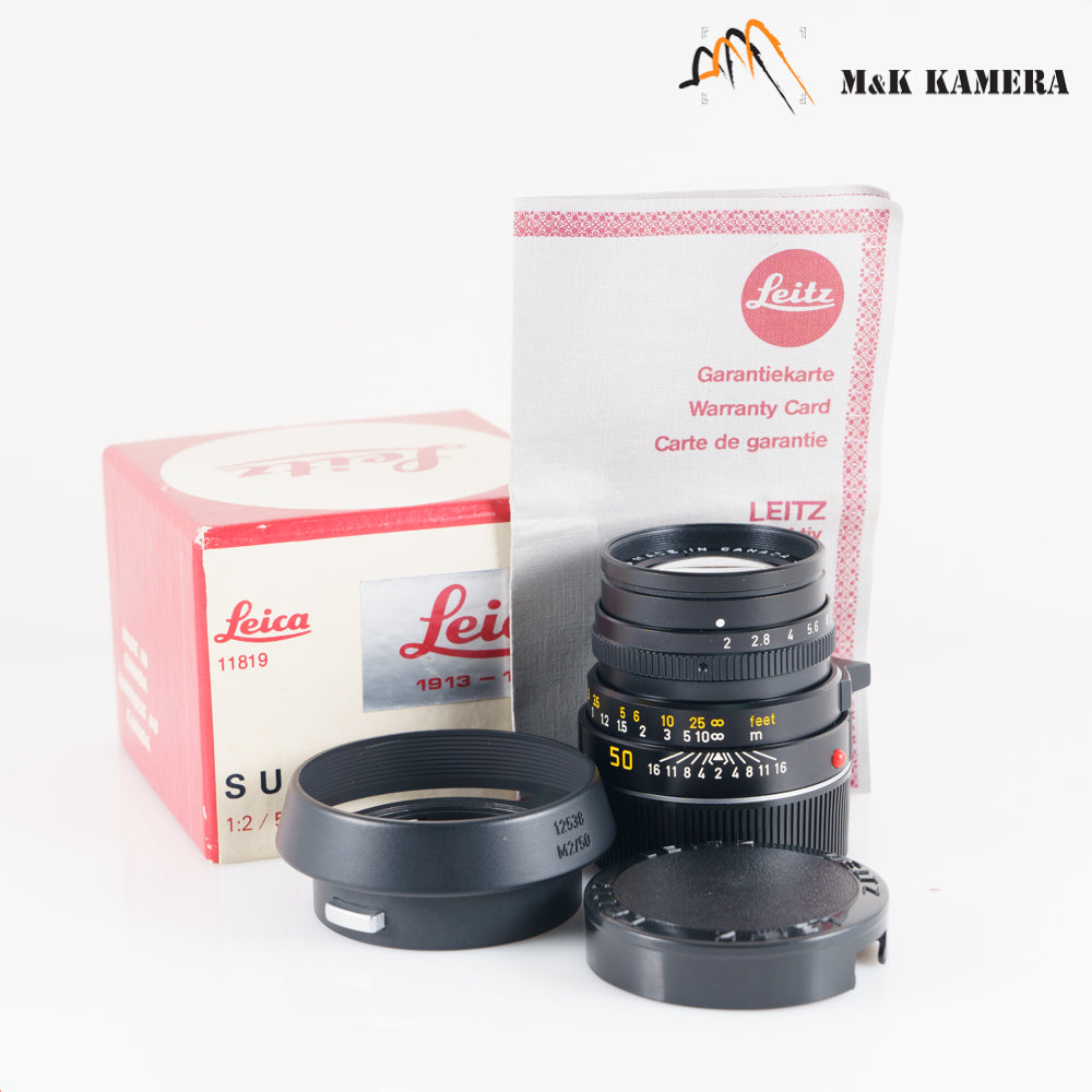 Leica Summicron-M 50mm/F2.0 1913-1983 boxed #10394