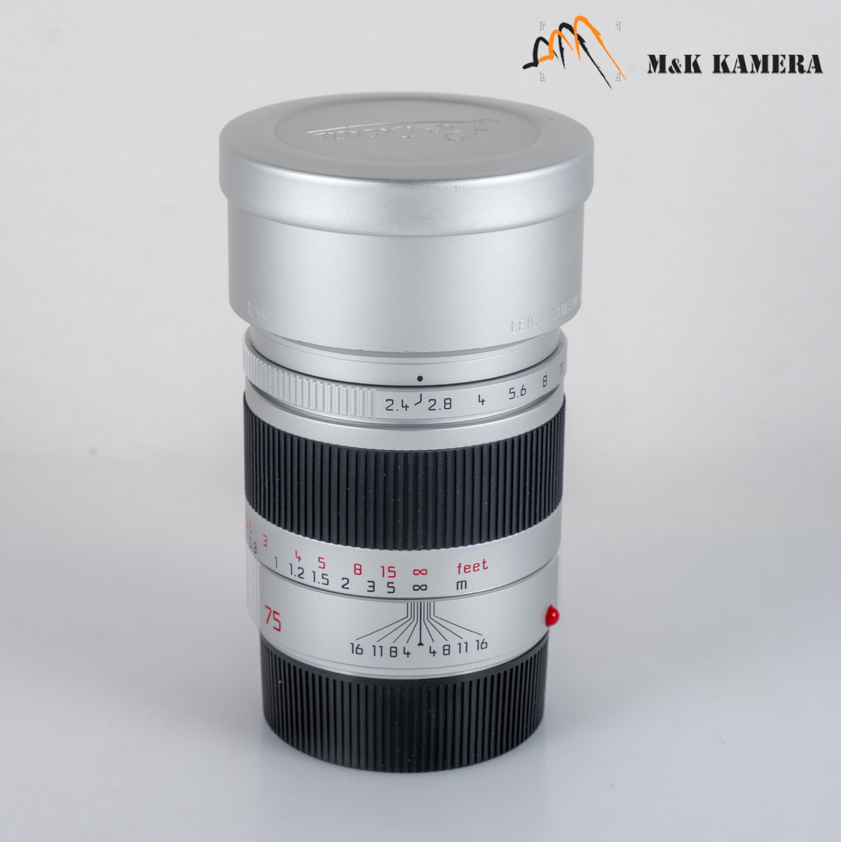 Leica Summarit-M 75mm/F2.4 Silver Lens Germany 11683 #12160