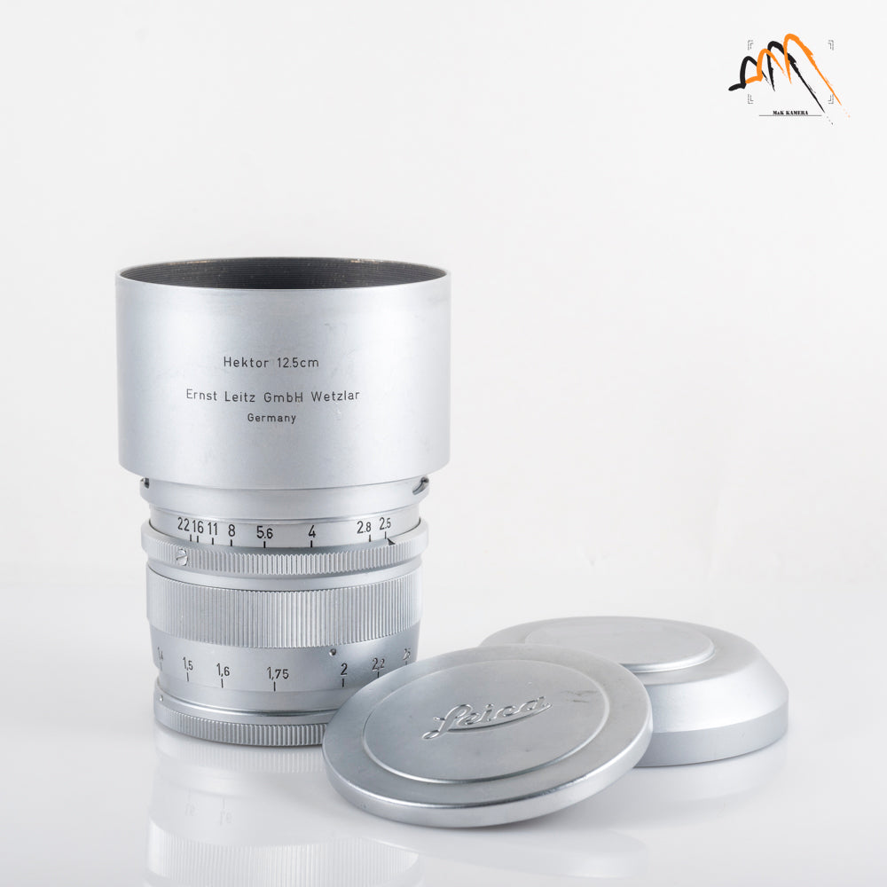 LEITZ Leica Hektor L39 125mm/F2.5 Visoflex lens Silver Lens Yr