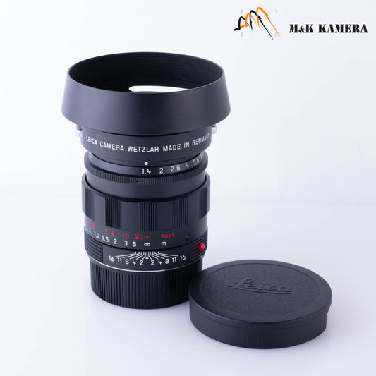 Leica Summilux-M 50mm/F1.4 ASPH Black Chrome Lens Germany 11688 #69885