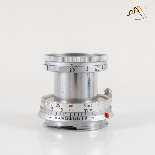LEITZ Leica Elmar M 50mm/F2.8 Ver.I Silver Lens Yr.1963 Germany #11288