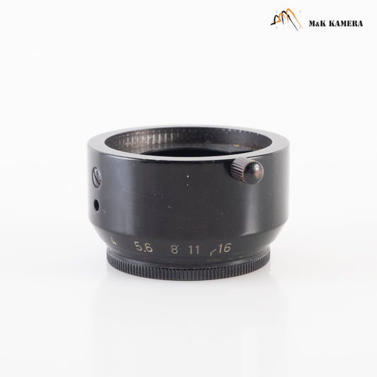 Leica VALOO Black Paint Hood for Elmar 5cm / aperture control #69720