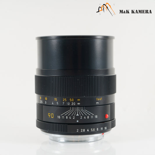 Leica Summicron-R 90mm/F2.0 E55 Ver.II V2 Lens Yr.1986 Canada #10814
