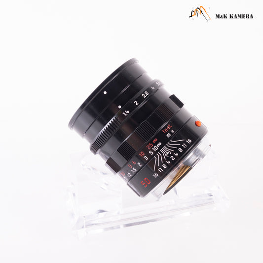 Leica Summilux-M 50mm/F1.4 Pre-A Black Paint Lens Yr.2004 Germany 11623 #87717