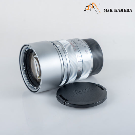 Leica Summicron-M 90mm/F2.0 E55 Ver.II Pre-Asph Silver Lens Canada 11137 #11965