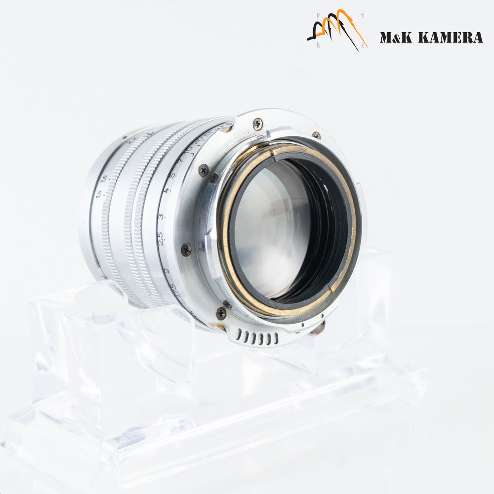 LEITZ Leica Xenon 50mm/F1.5 Silver Lens Yr.1936 M mount Germany Xenon #87783
