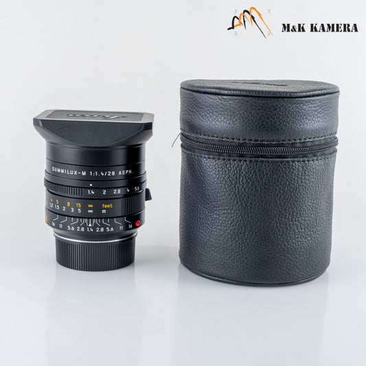 Leica Summilux-M 28mm/F1.4 ASPH 11668 Black Lens Germany #12090