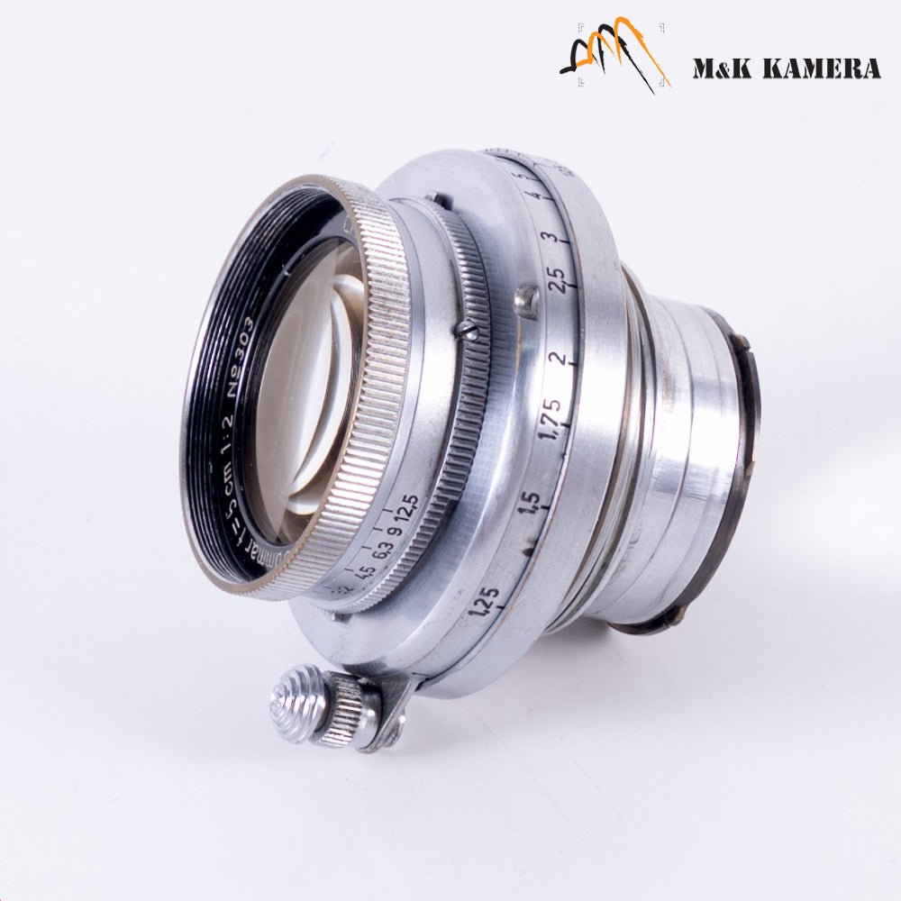 LEITZ Leica Summar L39 50mm/F2.0 Silver Lens Yr.1936 LTM Germany #87265