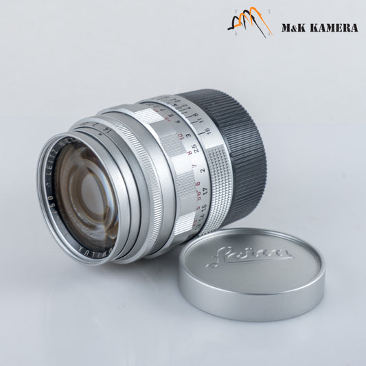 LEITZ Leica Summilux M 50mm/F1.4 Ver.I Silver Lens Yr.1960 Germany 11114 #23700