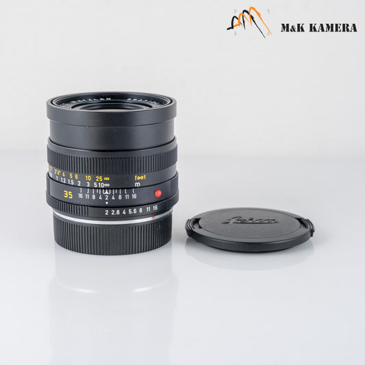 Leica Summicron-R 35mm/F2.0 E55 Ver.II V.2 Black boxed #12134