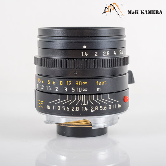 Leica Summilux-M 35mm/F1.4 ASPH 11874 Black Lens Yr.1995 Germany 11874 #11889