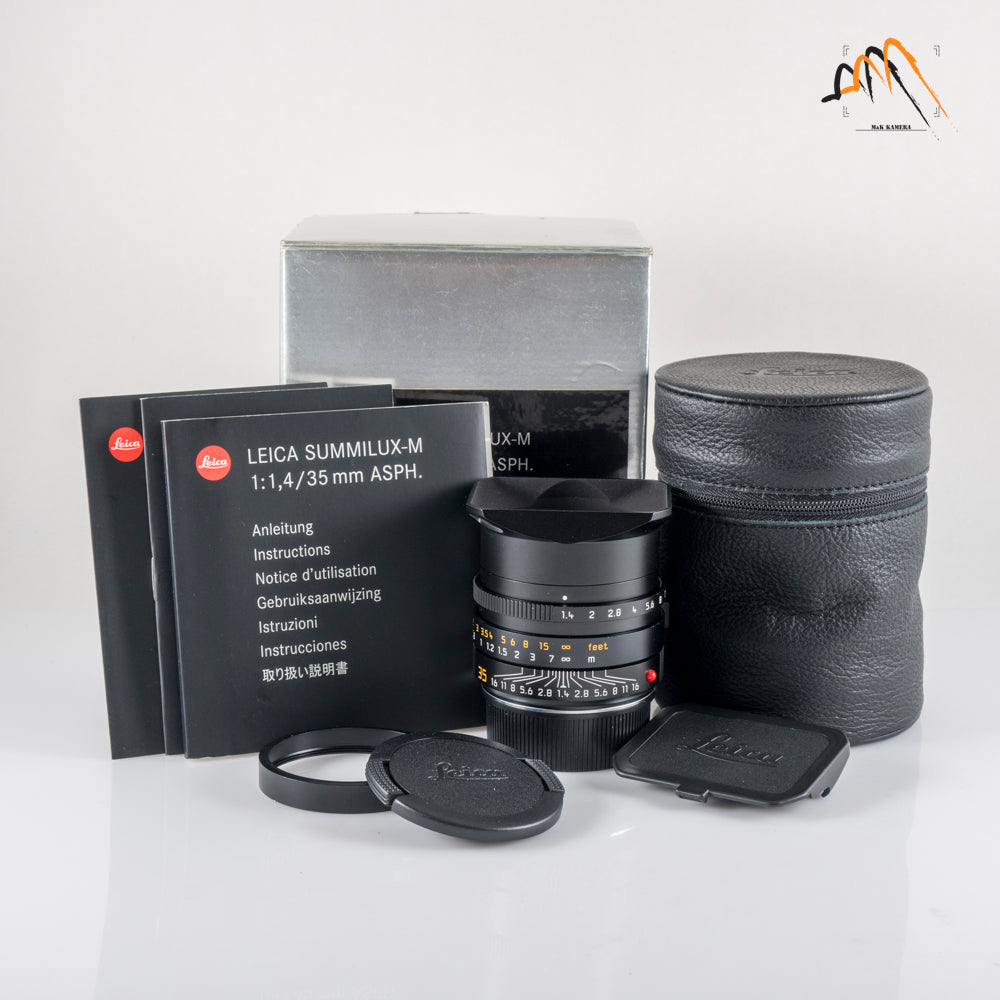 Leica Summilux-M 35mm/F1.4 ASPH/ FLE Black 11663 boxed 11663