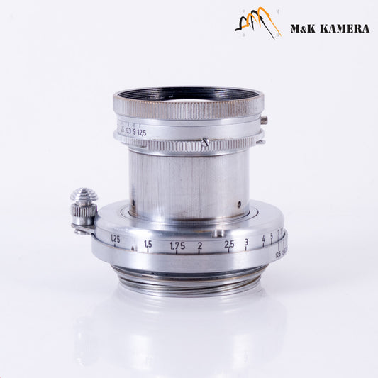 LEITZ Leica Summar L39 50mm/F2.0 Silver Lens Yr.1936 LTM Germany #87265