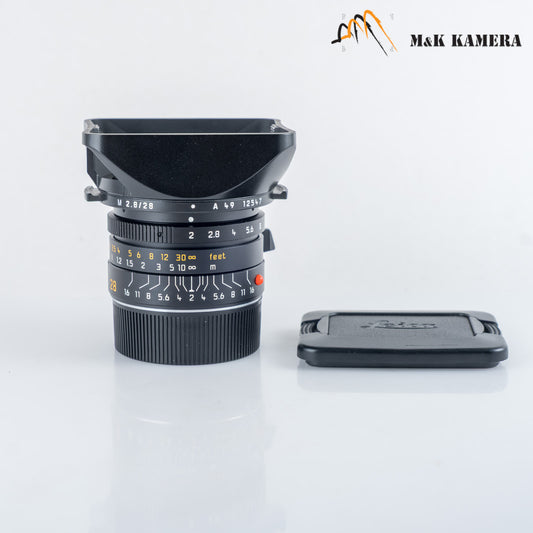 Leica Summicron-M 28mm/F2.0 ASPH Black Lens Yr.2003 Germany 11604 #88734