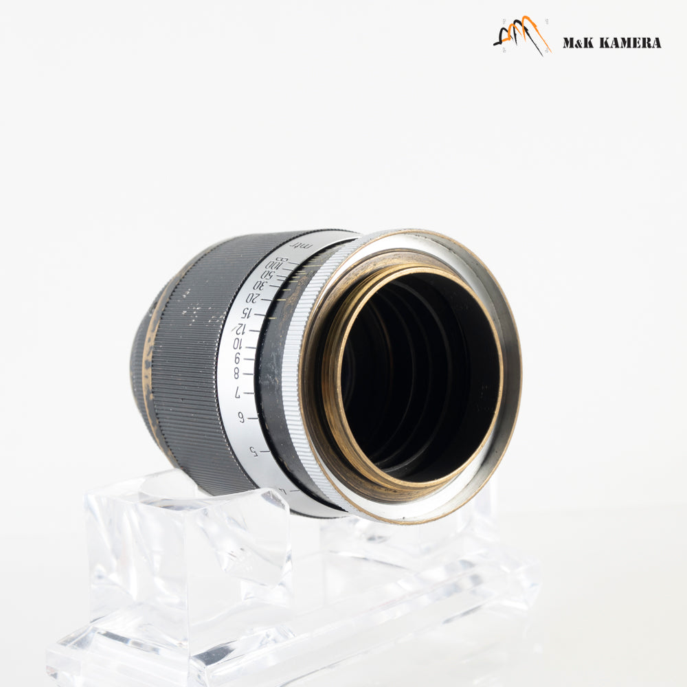 LEITZ Leica Hektor L39 135mm/F4.5 A36 short focusing Black Paint Lens Yr.1949 LTM Germany #87787