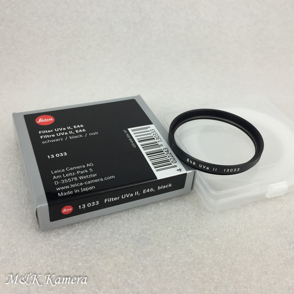 Brand New Leica E46 UVa II Black Filter #13033 – M&K Kamera