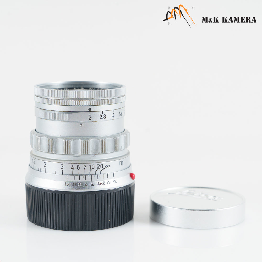 LEITZ Leica Summicron M 50mm/F2.0 Rigid V2 Ver.II Lens Yr.1957