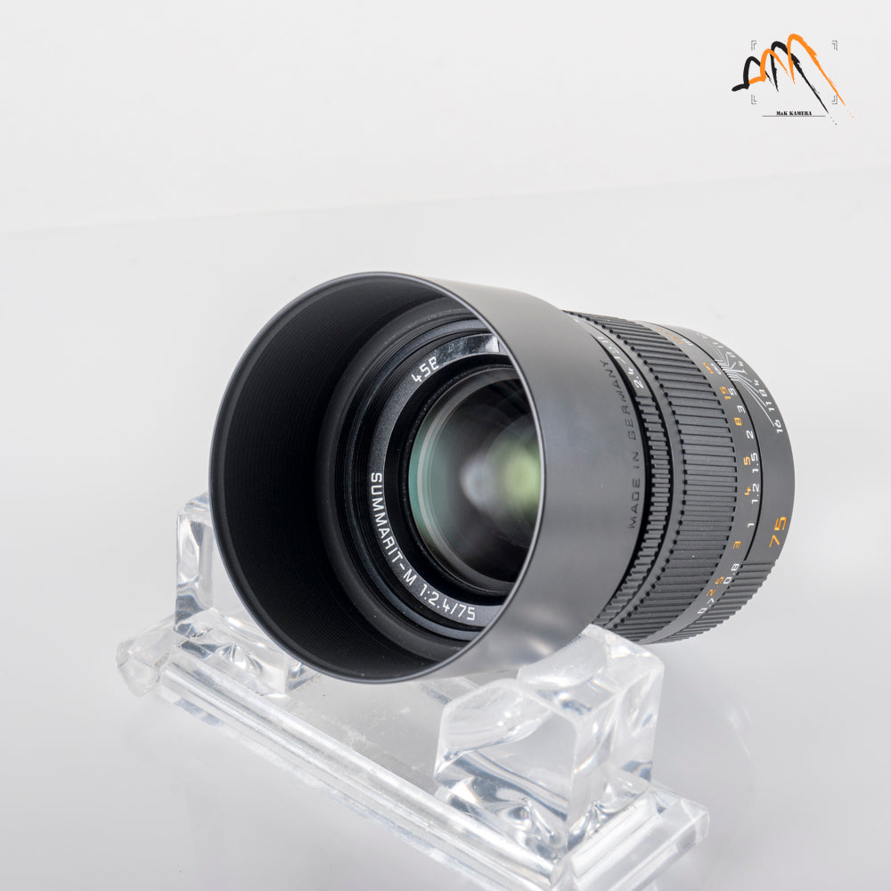 Leica Summarit-M 75mm/F2.4 Black Lens Germany 11682 #11796