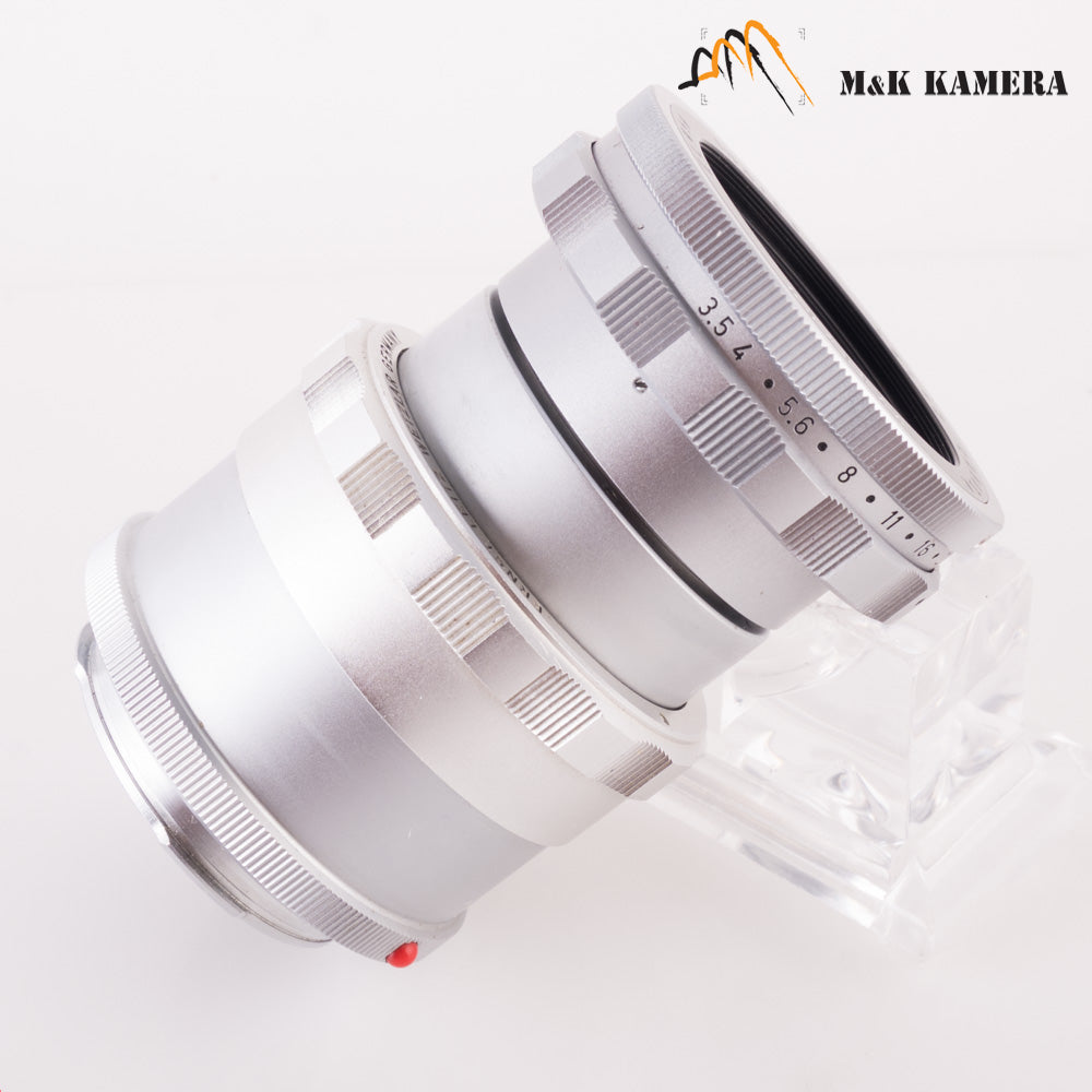 Leica Elmar Visoflex 65mm/F3.5 silver 11062N w/ 16464K focus adapter 11062 #87490