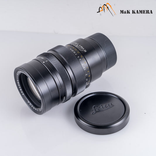 LEITZ Leica Summicron M 90mm/F2.0 Ver.I V.1 Black Lens Yr.1975 Canada #23402