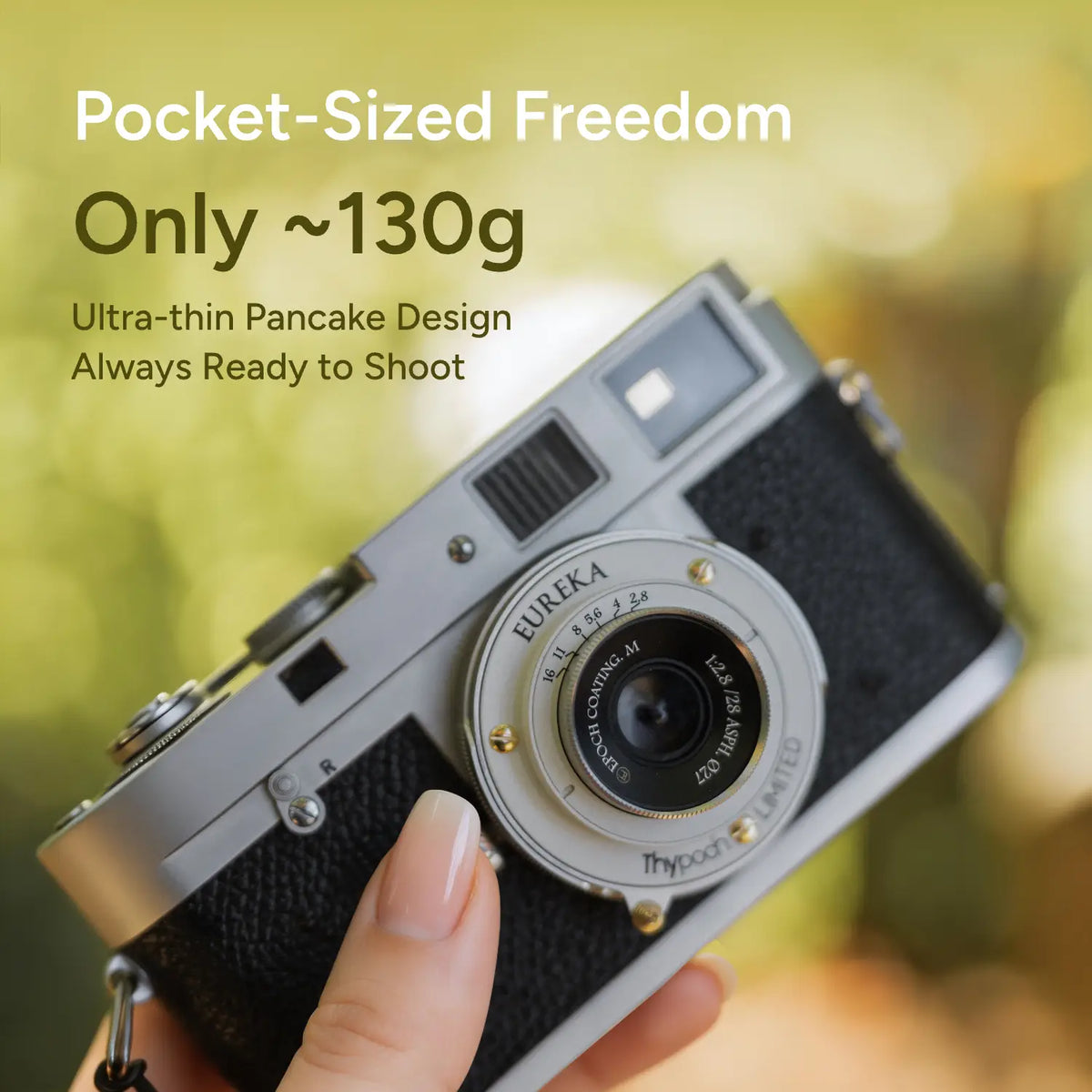 Thypoch Eureka 28mm f/2.8 Pancake Lens for Leica M Mount