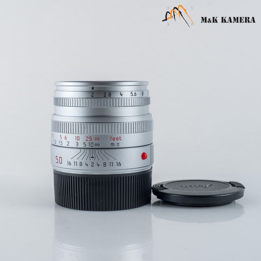Leica Summicron-M 50mm/F2.0 V Silver Boxed 11816 #12075