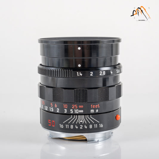 Leica Summilux-M 50mm/F1.4 Pre-A Black Paint Lens Yr.2005 Germany 11623 #23760