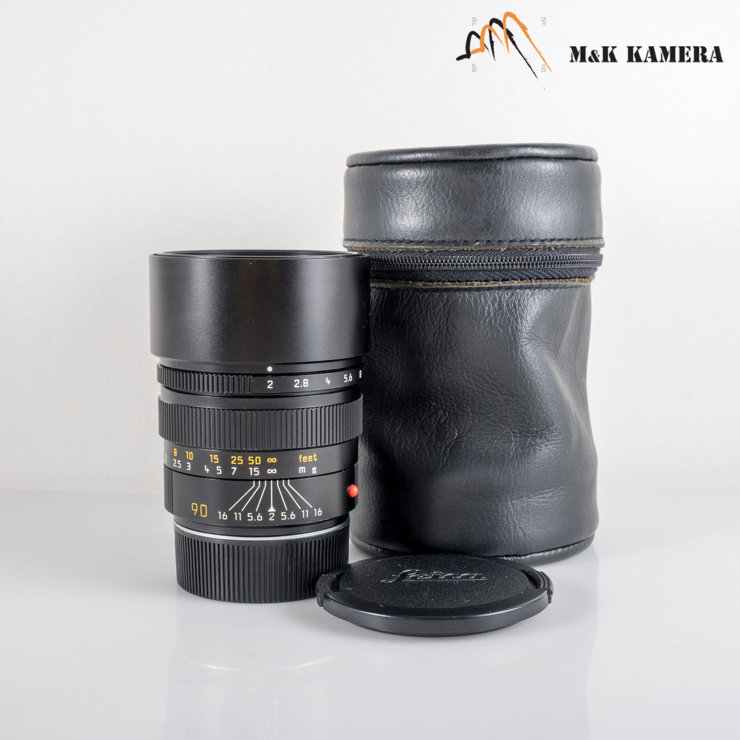 Leica Summicron-M 90mm/F2.0 E55 Pre-Asph/ Ver.II Black Lens Yr