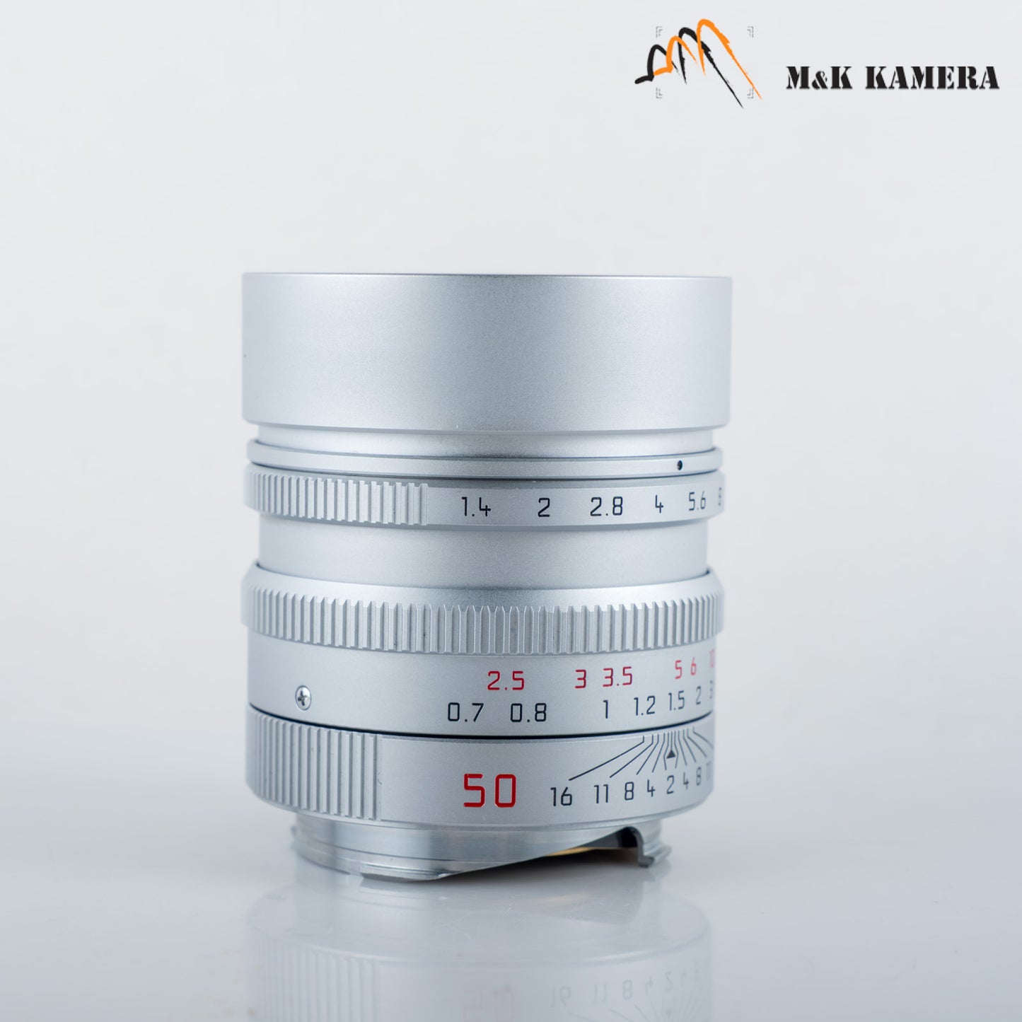 Leica Summilux-M 50mm/F1.4 E46 ASPH Silver Lens Germany 11892 #23971