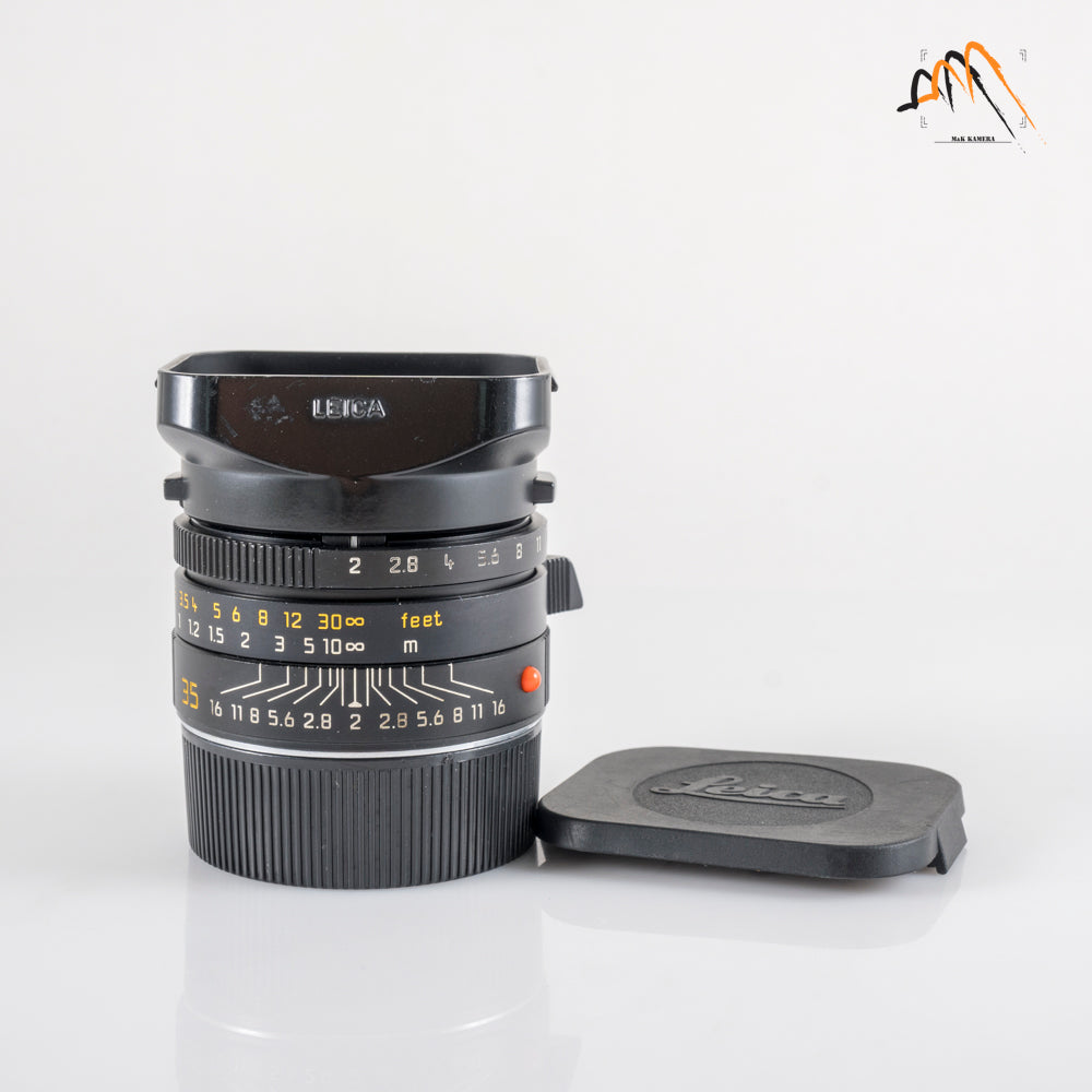 Leica Summicron-M 35mm/F2.0 ASPH/ 11879 Black Lens Yr.1999 Germany