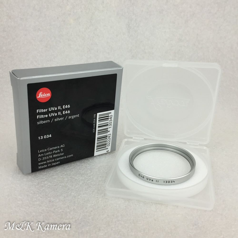 Brand New Leica E46 46mm UVa II Silver 13034 Filter #13034 – M&K