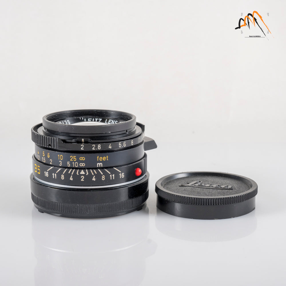 LEITZ Leica Summicron-M 35mm/F2.0 Ver.4 7 Elements Black Lens Yr