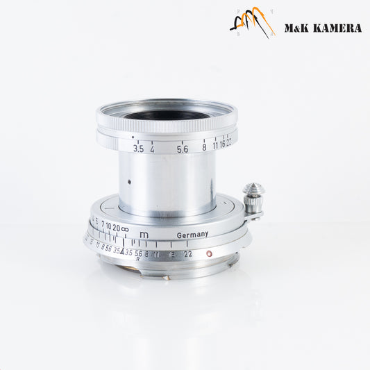 LEITZ Leica Elmar M 50mm/F3.5 E39 Silver Lens Yr.1954 Germany #87875