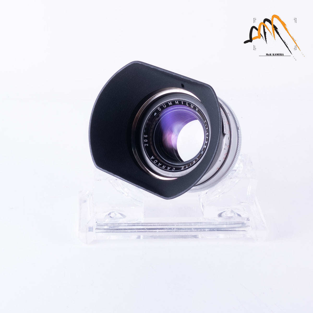 Leica Summilux M 35mm/F1.4 Steel Rim with OLLUX hood #87179
