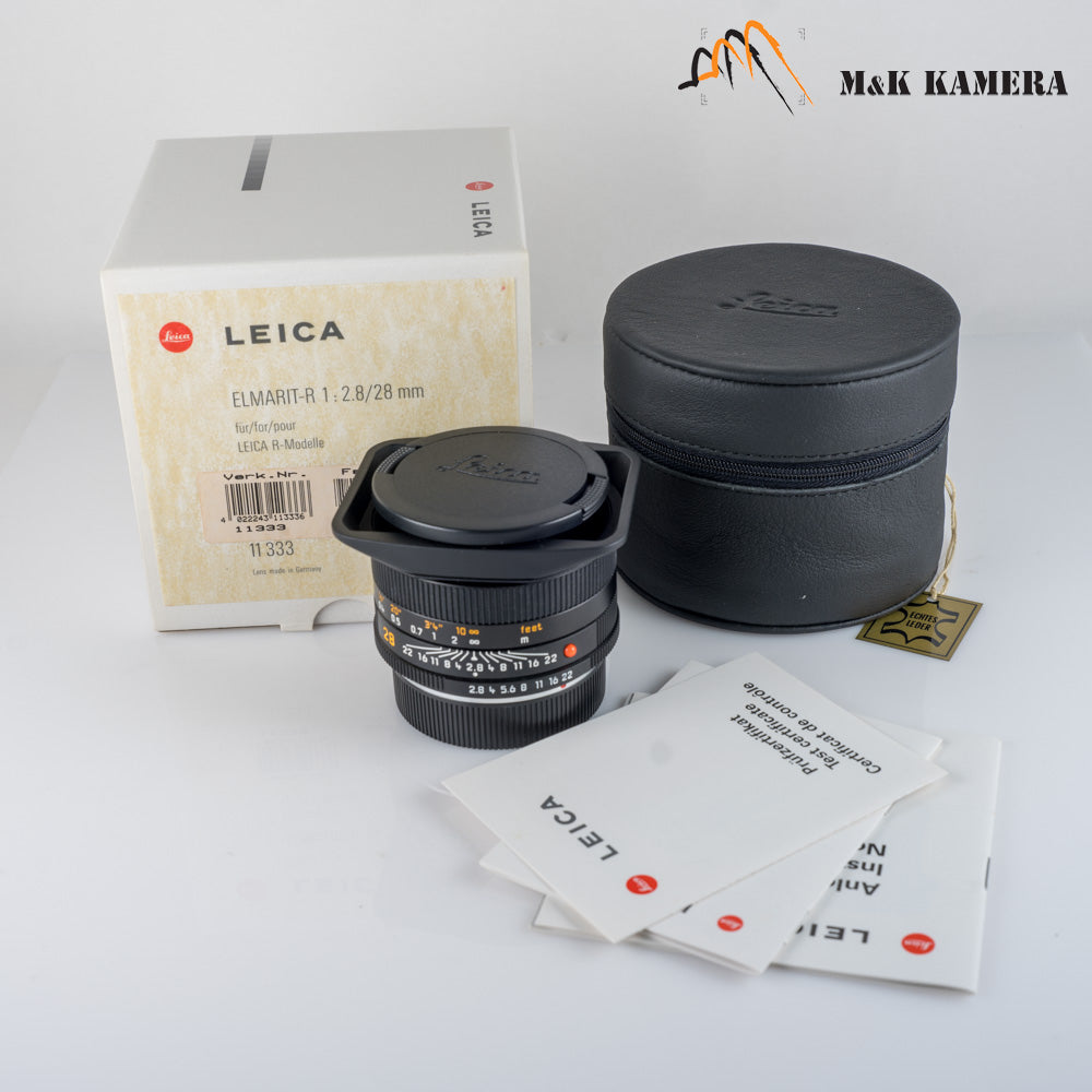 Leica Elmarit-R 28mm/F2.8 E55 Ver.II V.2 ROM Boxed 11333 #23022
