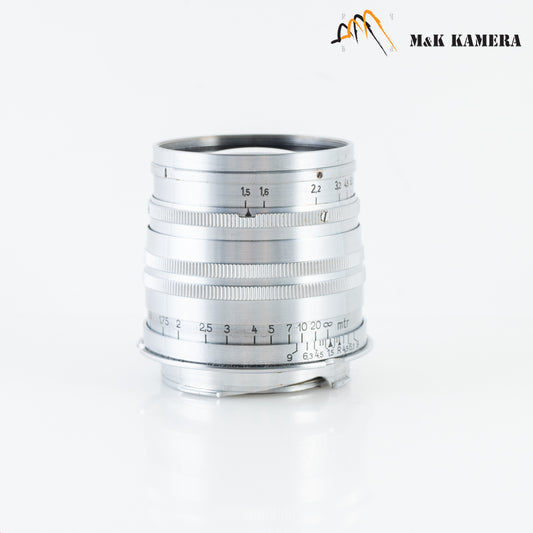 LEITZ Leica Xenon 50mm/F1.5 Silver Lens Yr.1936 M mount Germany Xenon #87783