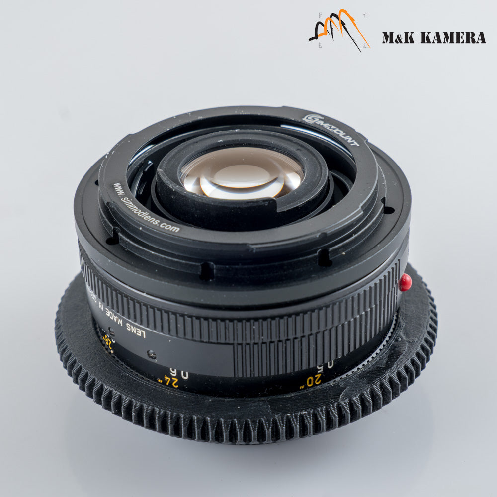 Leica Summicron-R 50mm/F2.0 I converted to EOS Sim mod lens mounted 11228 #23842