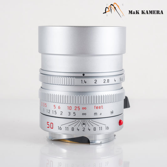 Leica Summilux-M 50mm/F1.4 E46 ASPH Silver Lens Germany 11892 #23887