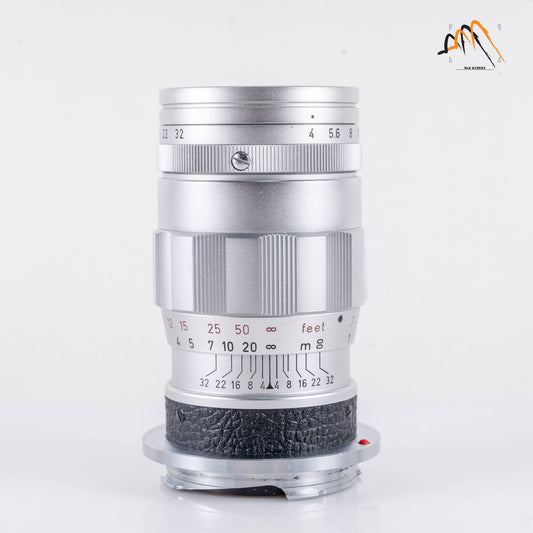 LEITZ Leica Elmar M 90mm/F4.0 E39 Ver.II V2/ 3 Elements Silver Lens Yr.1962 Germany 11830 #11237