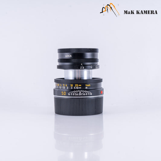 Leica Elmar-M 50mm/F2.8 Ver.II Black Lens Yr.1995 Germany 11831 #69980