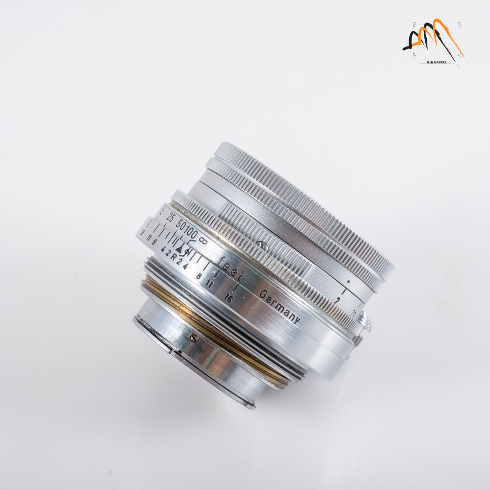 LEITZ Leica Summicron L39 50mm/F2.0 Silver Lens Yr.1955 LTM Germany #23712