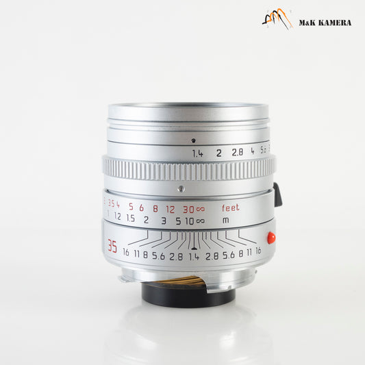 Leica Summilux-M 35mm/F1.4 ASPH Silver Lens Yr.1996 Germany 11883 #87950