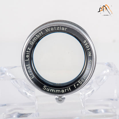 LEITZ Leica Summarit L39 50mm/F1.5 Lens Yr.1953 LTM Germany #23766
