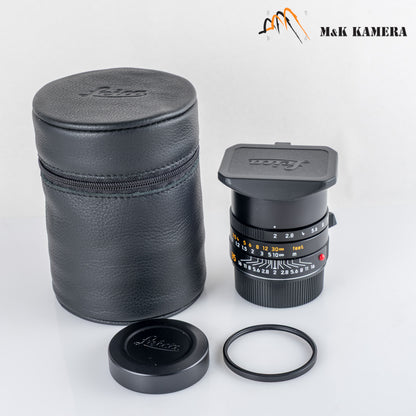 Leica Summicron-M 35mm/F2.0 E39 ASPH Ver.II 11673 Black Lens Germany 11673 #88782