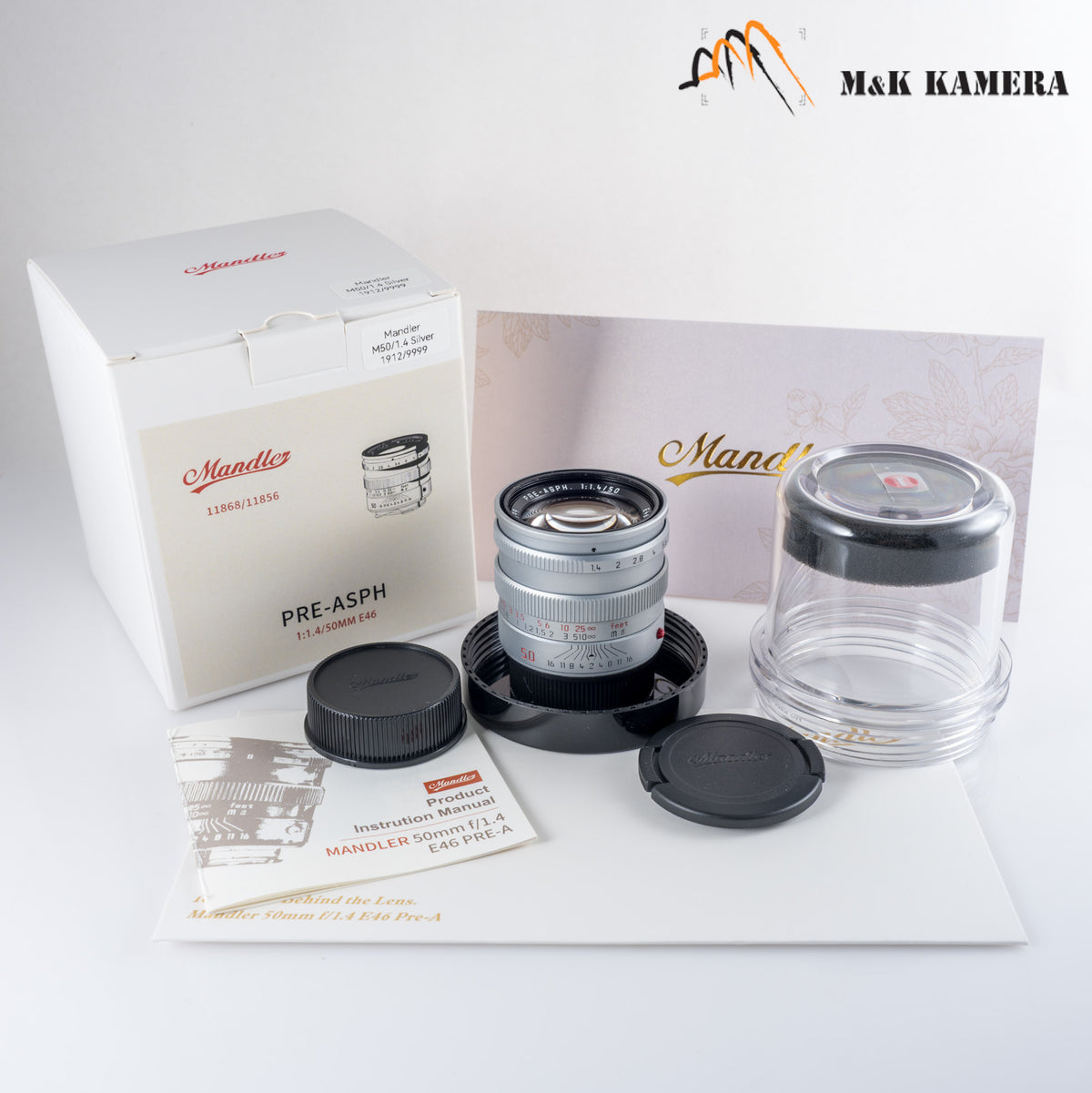 Mandler 50mm f/1.4 E46 Pre-A Brass Lens #MANDLER50/1.4S