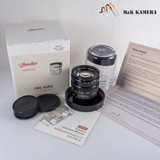 Mandler 50mm f/1.4 E46 Pre-A Aluminum Lens #MANDLER50/1.4B