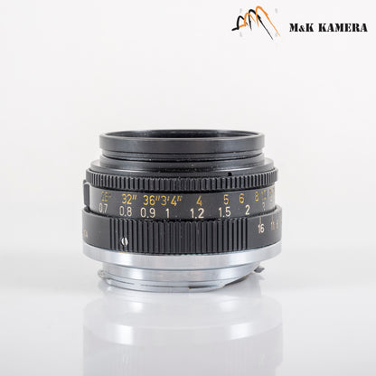 LEITZ Leica Summicron-M 35mm/F2.0 E39 6E/ Elements Lens Yr.1971 Canada #11999