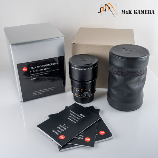 Leica APO-Summicron-M 90mm/F2.0 ASPH 11884 Black 6 bit boxed 11884 #24008