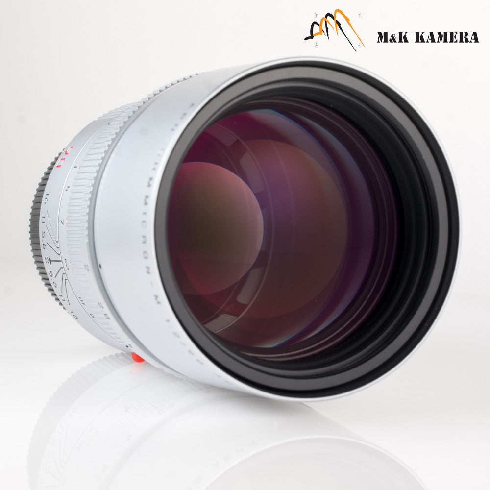 Leica APO-Summicron-M 90mm/F2.0 ASPH Silver Lens Yr.2002 Germany 11885 #64335